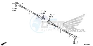 TRX420FE1F TRX420 Europe Direct - (ED) drawing TIE ROD