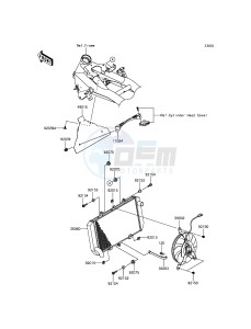 Z800 ZR800CGF UF (UK FA) XX (EU ME A(FRICA) drawing Radiator