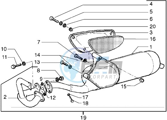 Catalytic silencer