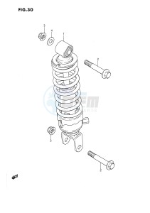 DS80 (E24) drawing REAR SHOCK ABSORBER