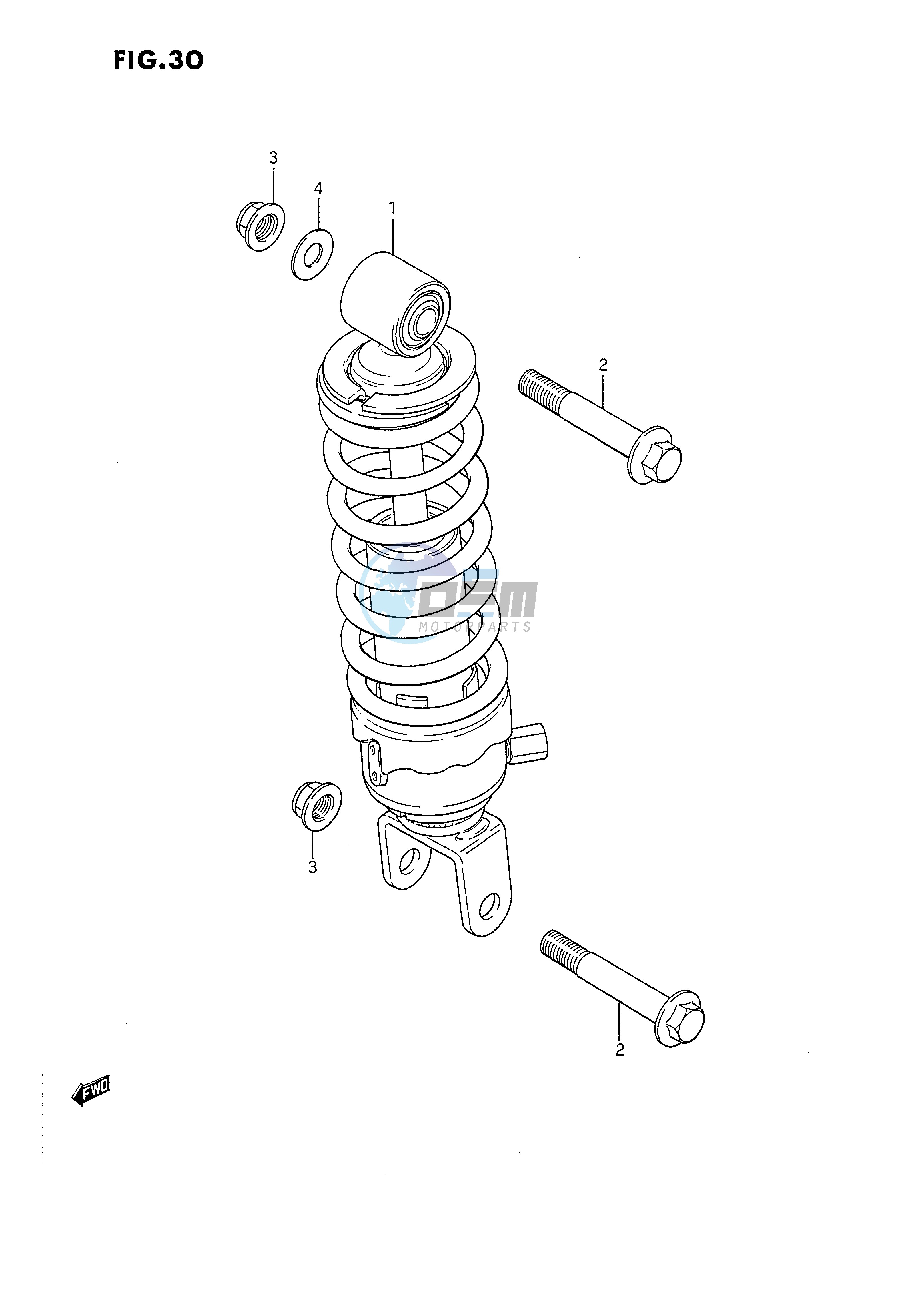 REAR SHOCK ABSORBER