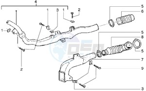 Runner 50 drawing Belt cooling tube - Intake tube