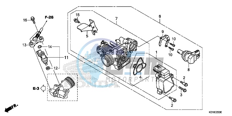 THROTTLE BODY/FUEL INJECTOR