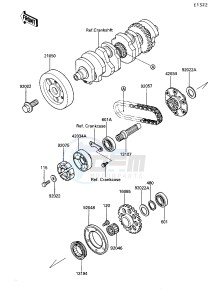 ZG 1200 B [VOYAGER XII] (B6-B9) [VOYAGER XII] drawing SECONDARY SHAFT