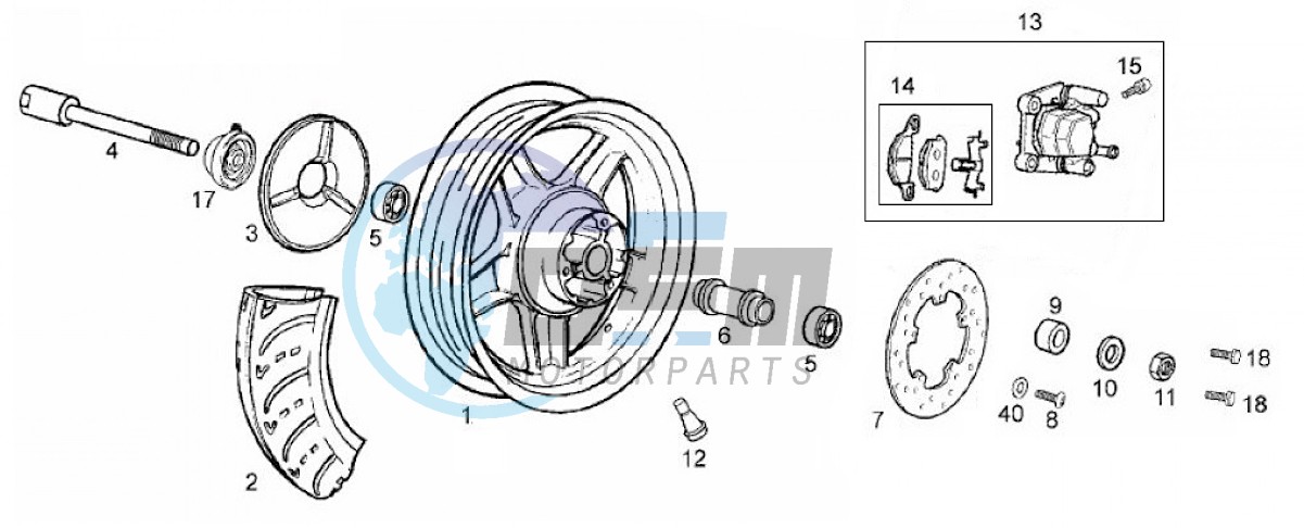 Front wheel (Positions)