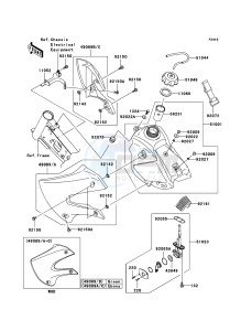 KLX110 KLX110A9F EU drawing Fuel Tank