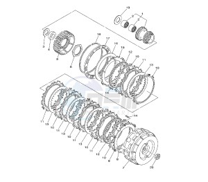 XP T-MAX WHITE MAX 500 drawing CLUTCH