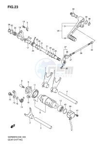 GSR600 (E2) drawing GEAR SHIFTING