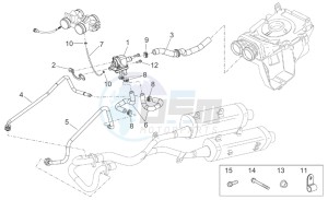 Pegaso 650 ie drawing Secondary air