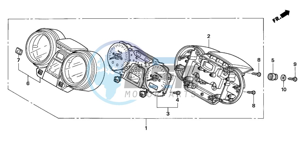 METER (CB1300S/SA)