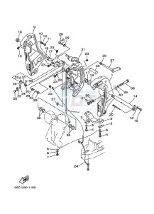 F100BETX drawing FRONT-FAIRING-BRACKET