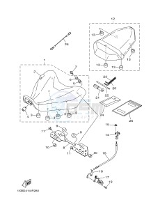 MT07A MT-07 ABS 700 (1XBC) drawing SEAT