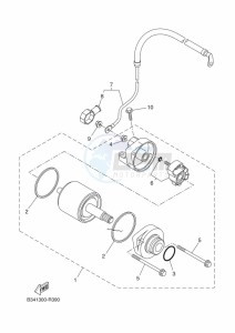 TRACER 7 MTT690 (B4T2) drawing STARTING MOTOR