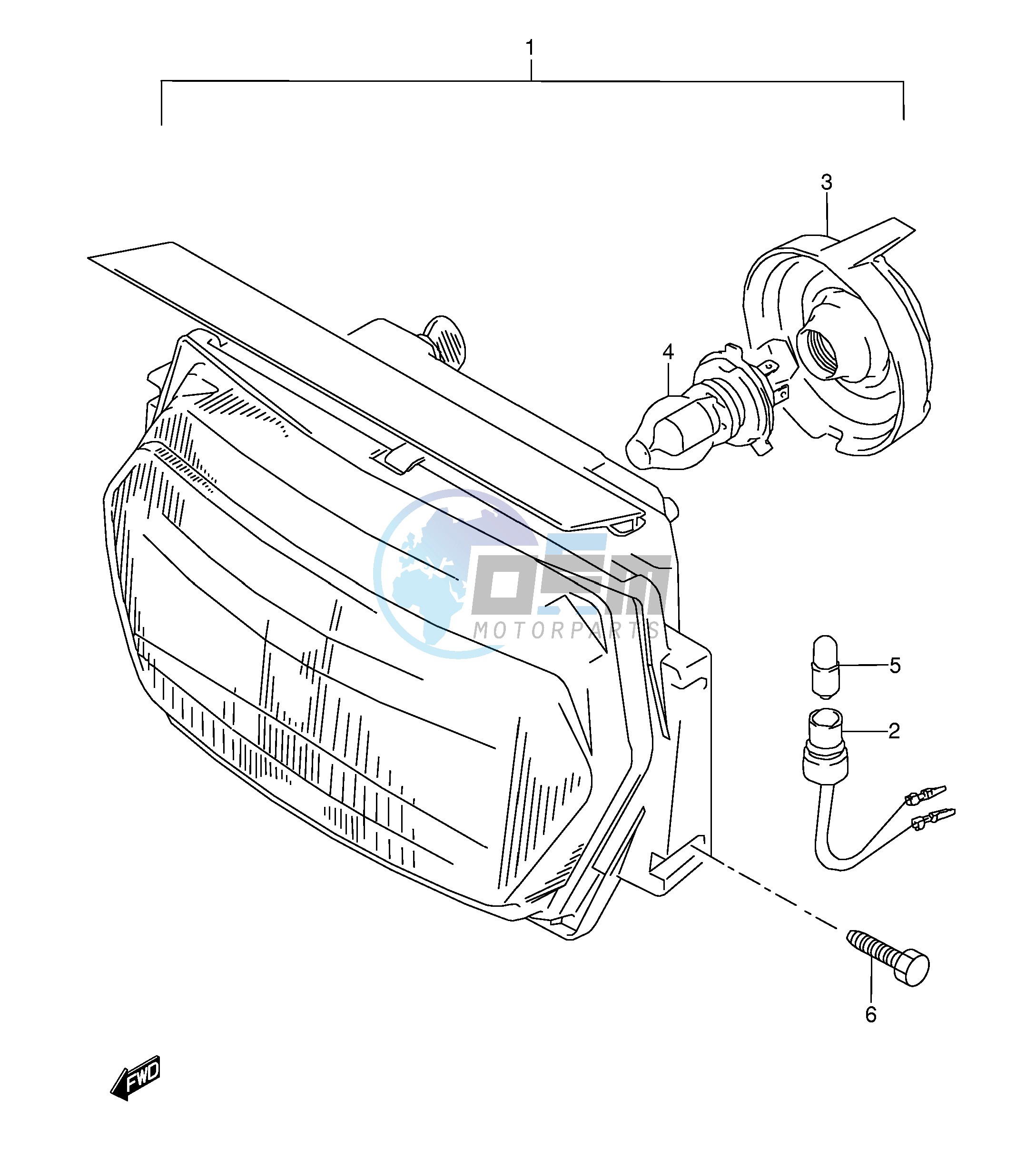 HEADLAMP (MODEL T)