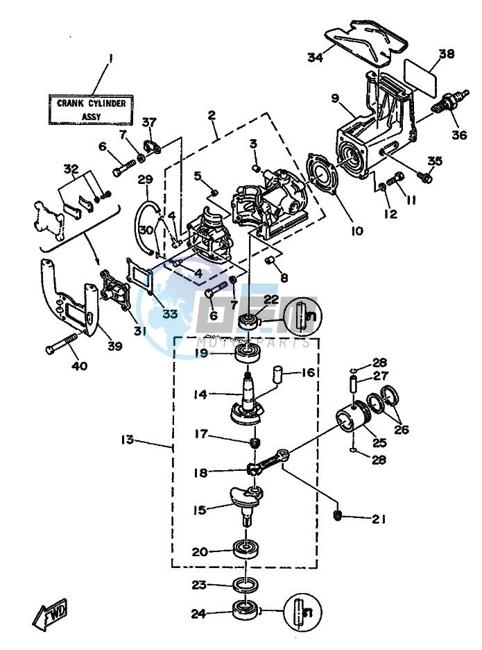 CYLINDER--CRANKCASE