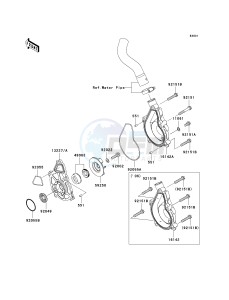 ER 650 A [ER-6N (EUROPEAN] (A6S-A8F) A8F drawing WATER PUMP