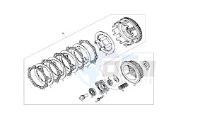 SENDA SM BAJA - 125 CC EU2 & EU3 drawing CLUTCH