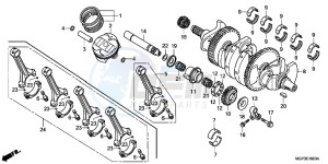 CBR1000RRC drawing CRANK SHAFT/PISTON