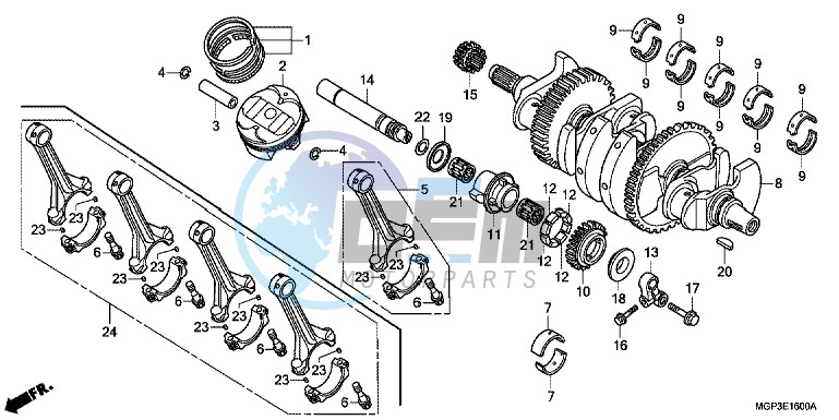 CRANK SHAFT/PISTON