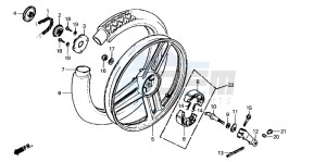 PK50SM drawing REAR WHEEL (2)