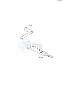 KDX 200 A [KDX200] (A1-A3) [KDX200] drawing OWNER TOOLS