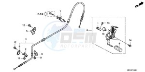 NSA700A9 Europe Direct - (ED / MME) drawing PARKING BRAKE