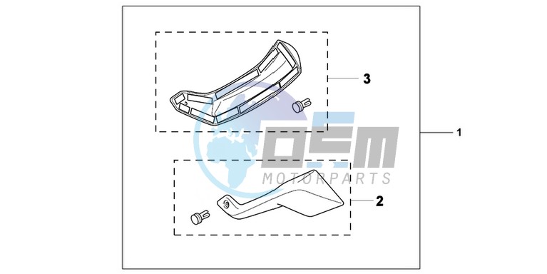 KIT,FOOT DEFLECTOR