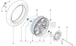 V7 Stone 750 USA-CND drawing Rear wheel II