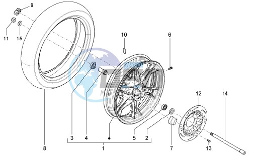 Rear wheel II