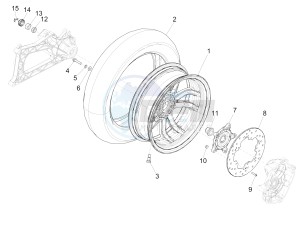 Fuoco 500 4t-4v ie e3 LT 800 drawing Rear Wheel