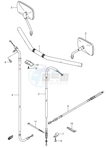 LS650 (E3-E28) SAVAGE drawing HANDLEBAR