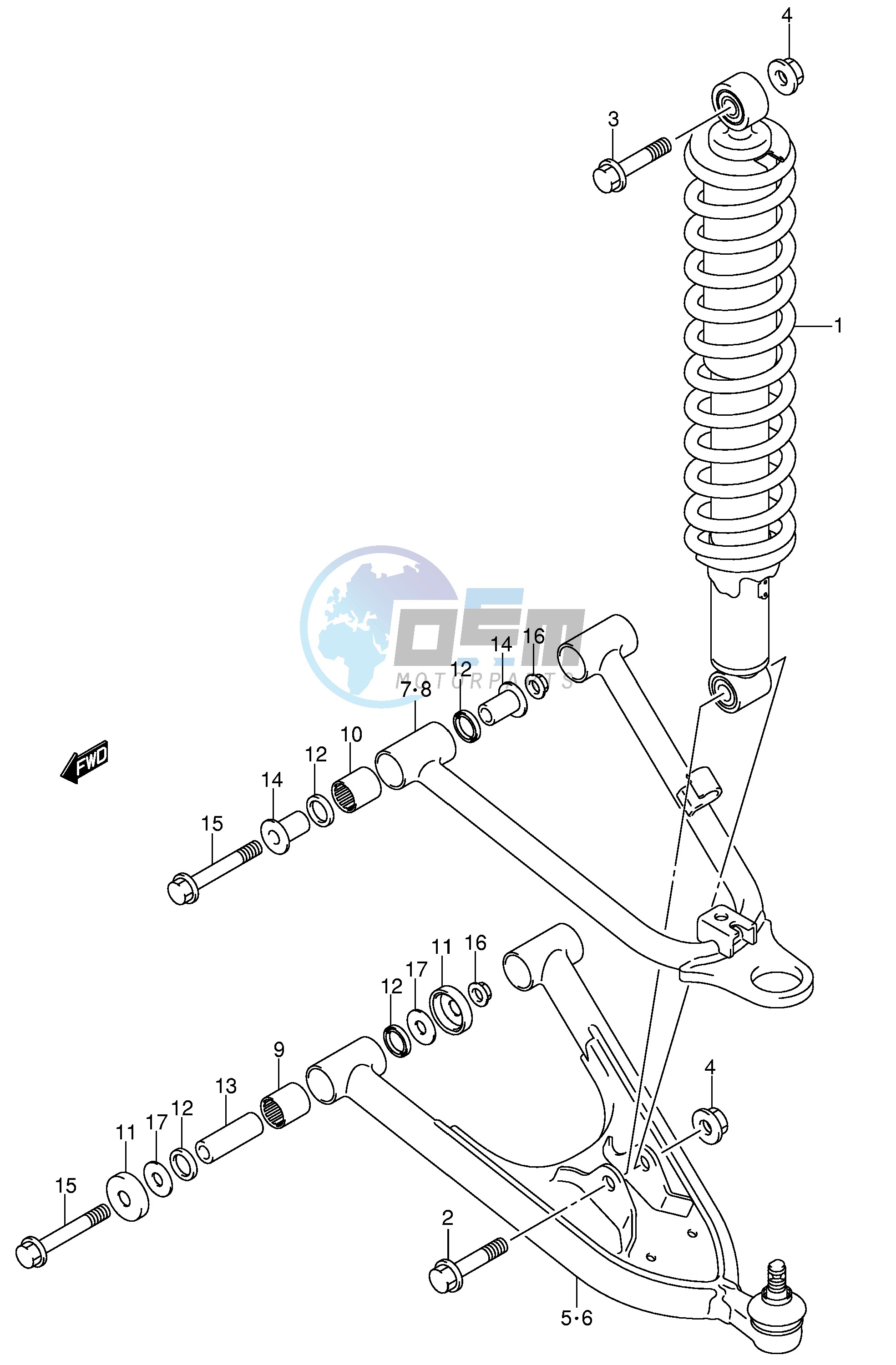 SUSPENSION ARM (MODEL K4)