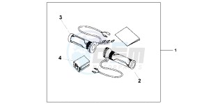 CBR600FB drawing GRIP HEATER(12A T