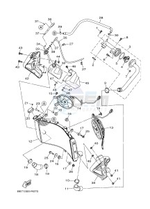 MTN1000 MT-10 (B67D) drawing RADIATOR & HOSE