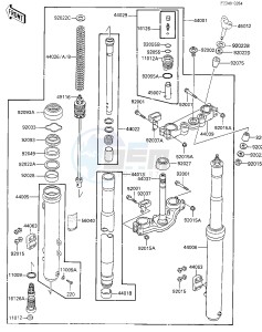 KX 125 E [KX125] (E1) [KX125] drawing FRONT FORK