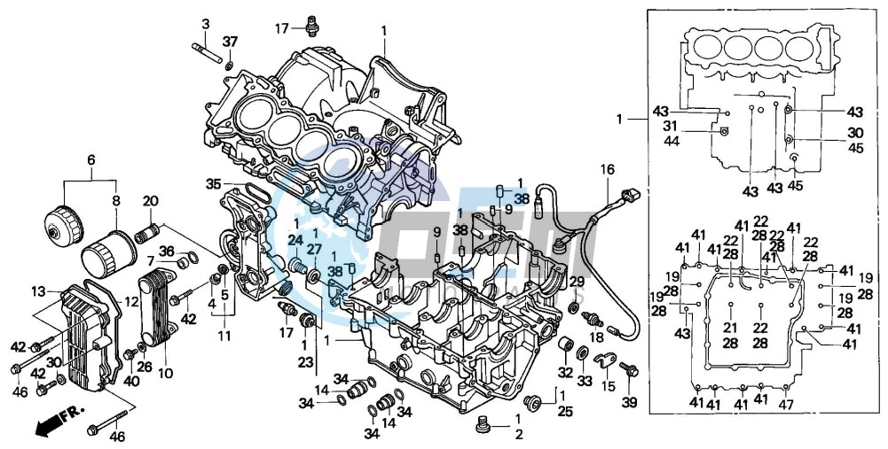 CRANKCASE SET