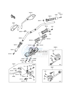 VERSYS 650 ABS KLE650FGF XX (EU ME A(FRICA) drawing Handlebar