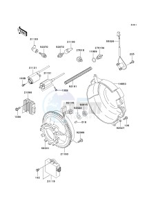 KAF 620 E [MULE 3010 4X4] (E6F-E8F) E7F drawing GENERATOR_IGNITION COIL