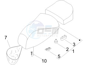 LXV 50 4T 2V 25 Kmh B-NL drawing Saddle - Tool roll