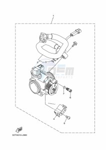 XT250 XT250M (B1UC) drawing INTAKE 2