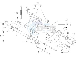 Runner 200 VXR 4t e3 drawing Swinging arm