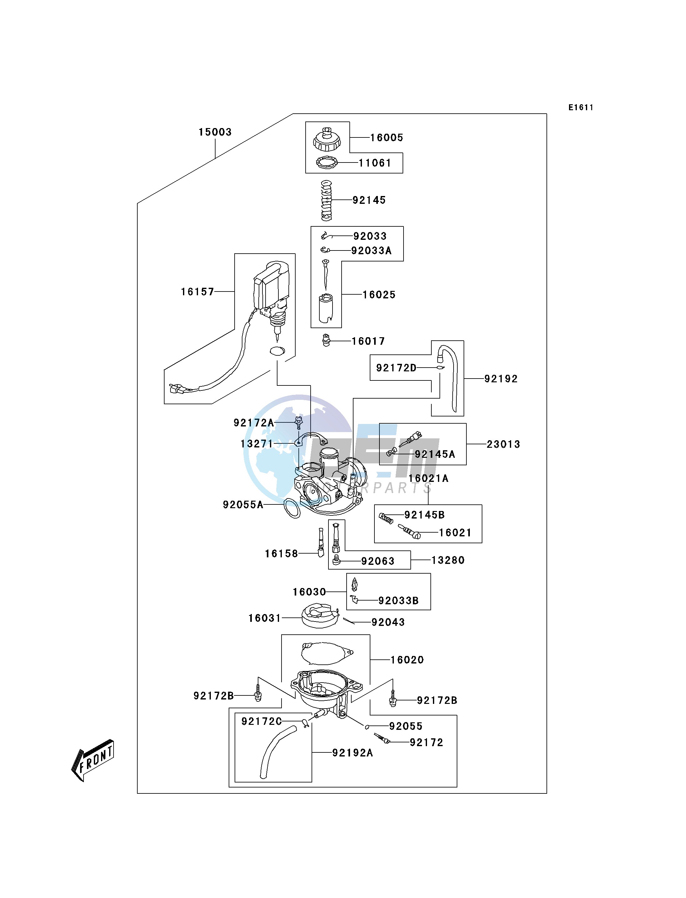 CARBURETOR-- B7F- -