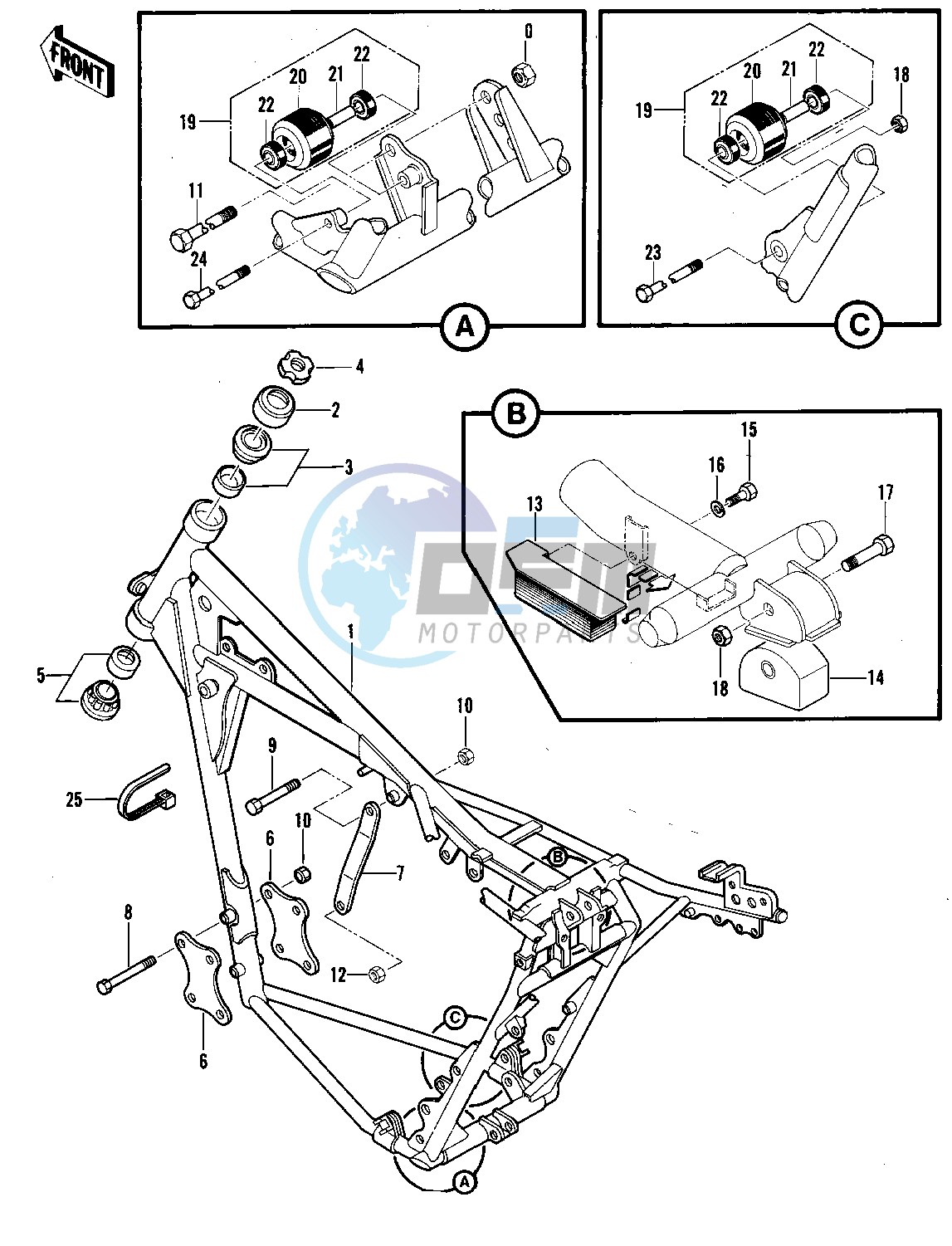 FRAME_FRAME FITTINGS -- KX250-A7- -