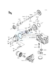 VERSYS 1000 KLZ1000BGF FR GB XX (EU ME A(FRICA) drawing Oil Pump