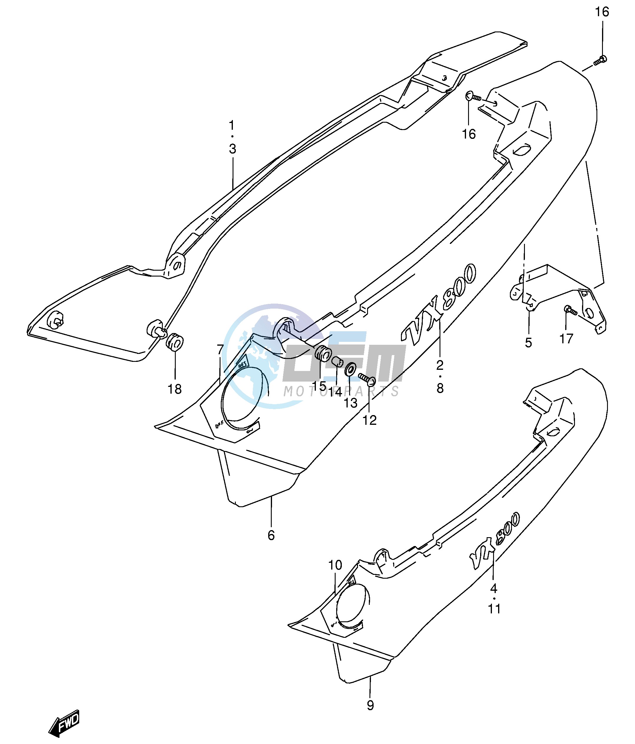 FRAME COVER (MODEL N P)