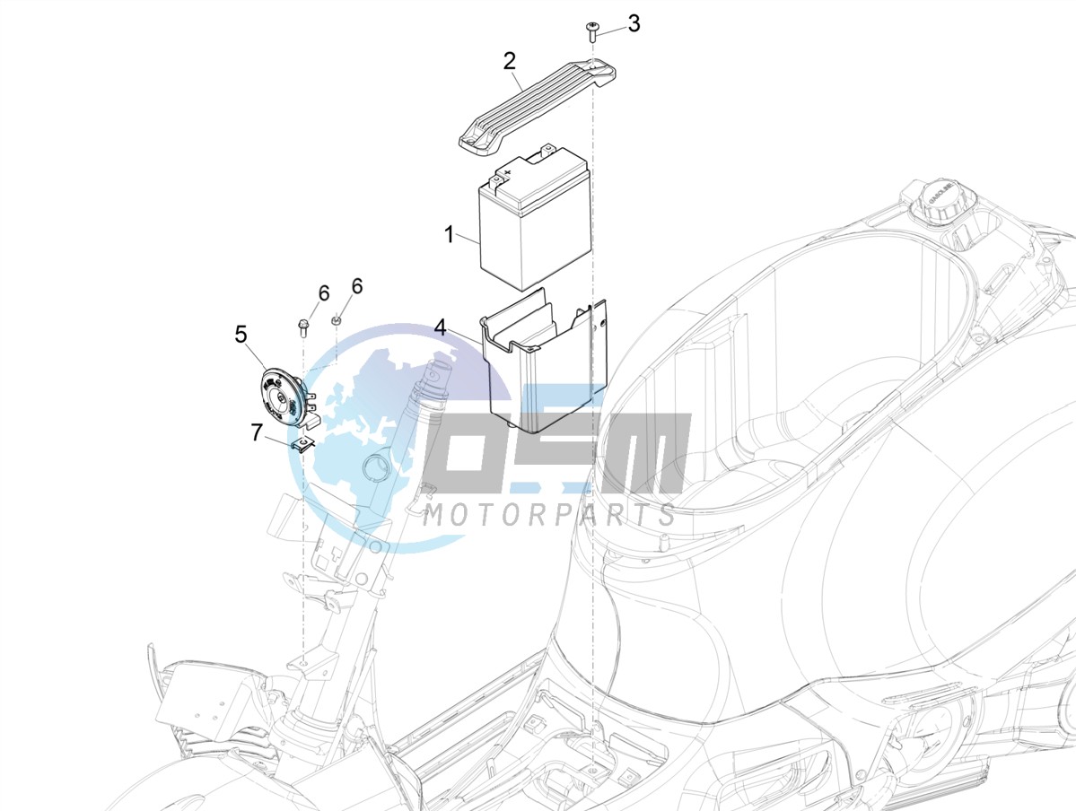 Remote control switches - Battery - Horn