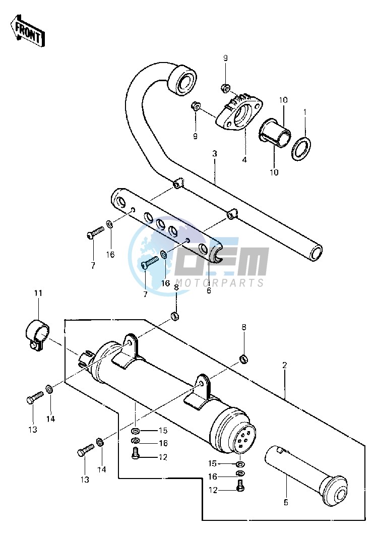 MUFFLER -- 83 C1- -