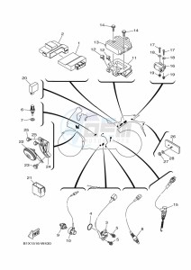 YZF250-A (B1X1) drawing ELECTRICAL 2