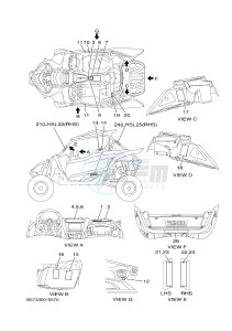 YXZ1000ETS YXZ10YESH YXZ1000R EPS SS SPECIAL EDITION (B577) drawing EMBLEM & LABEL 1