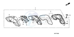 CB1000R9 France - (F / CMF) drawing METER